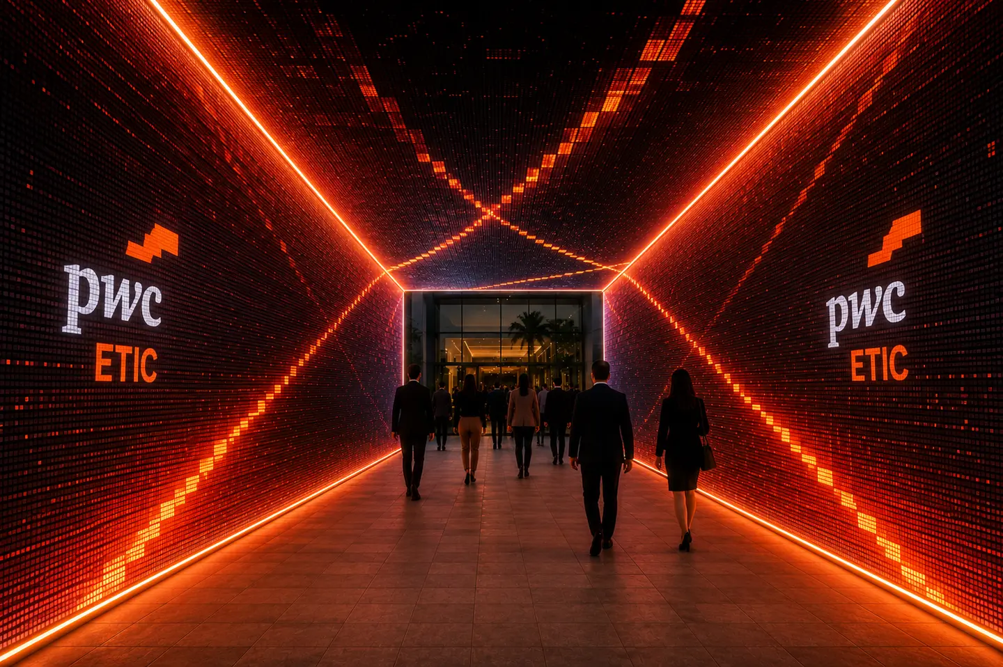 ETIC Momentum Line Gate — LED Tunnel